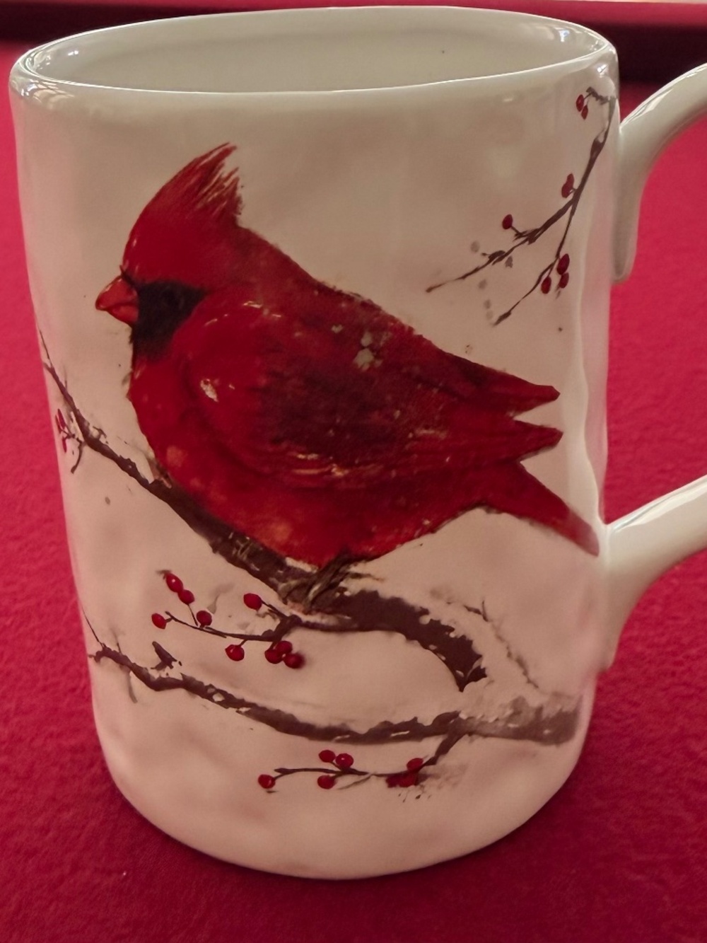 Burton And Burton Cardinals Winter Blessings Coffee Mug 18 Ounce